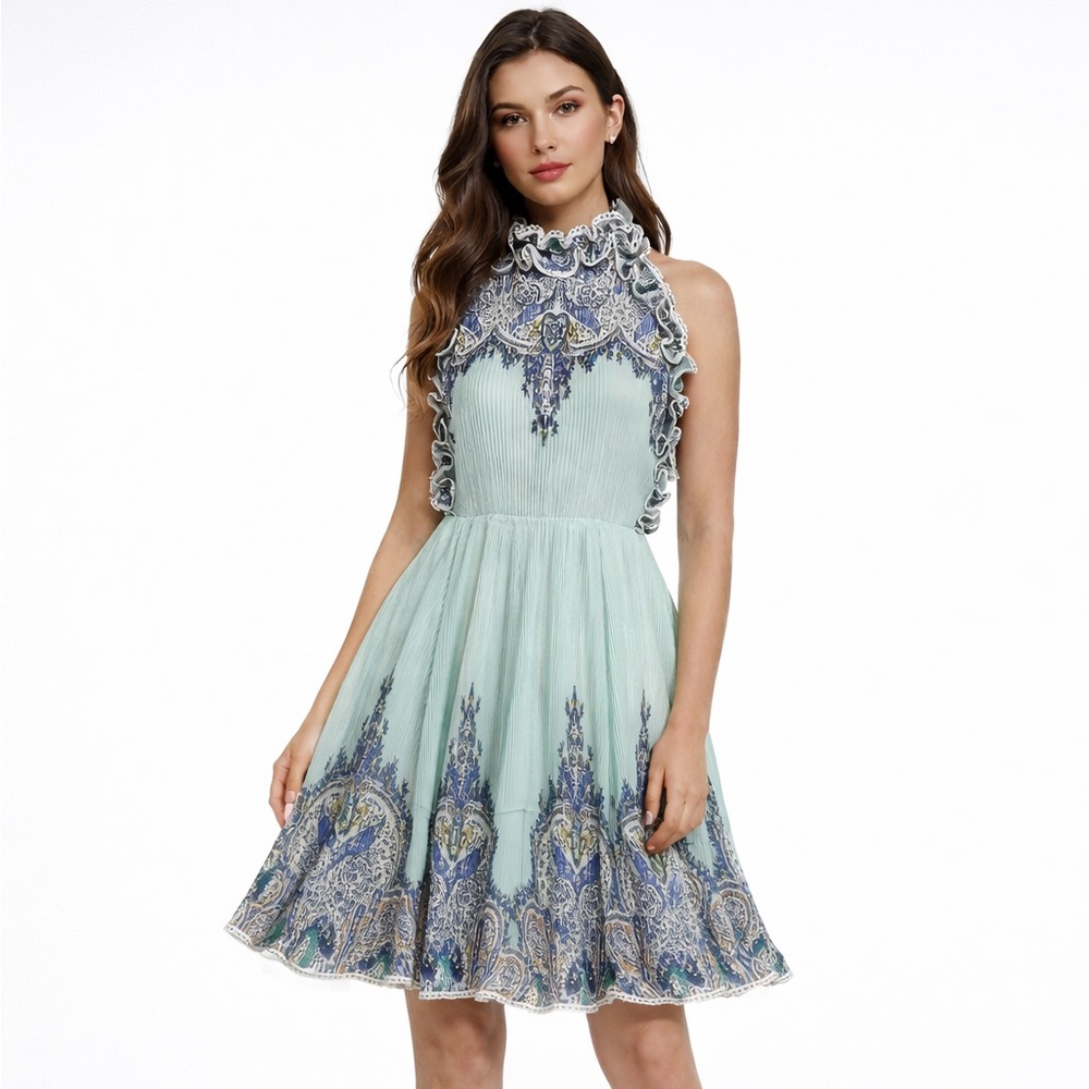Short Pleated Full Dress The Arlana